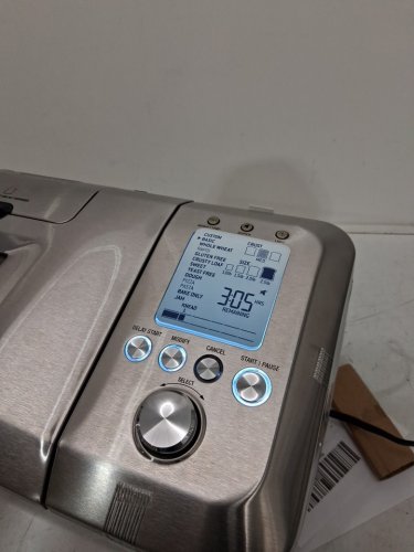 breville custom loaf digital bread maker - makes 2.5lbs loafs - brushed stainless steel (model: bbm800xl/a) image 4