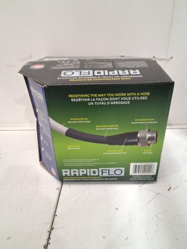 RAPID FLO COMPACT KINK RESISTANT GARDEN HOSE - 100FT - 5/8" - BLACK (MODEL: 1845730) image 2