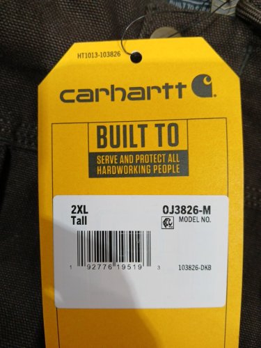 MEN'S CARHARTT RELAXED FIT WASHED DUCK SHERPA LINED UTILITY JACKET -2xl tall - black - (style: 0j3826-m) image 4