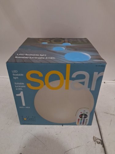 GTX BRANDS SOLAR LED SPHERE - 16 led colours - 11"- white (model: 2009524 ) image 2