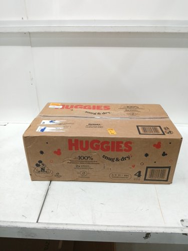 186PK HUGGIES SNUG AND DRY DIAPERS - SIZE 4 image 2
