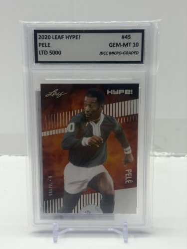 JDCC GRADED GEM MINT 10 2023 LEAF HYPE! PELE LTD 5000 #45 image 3