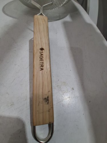 Sagetra Mesh Strainer with a Wooden Handle -10.5" (model:701026) image 3