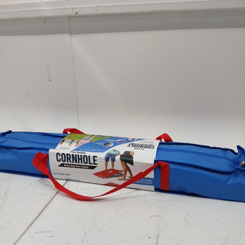 GOSPORTS PORTABLE PVC FRAMED CORNHOLE bean bag toss GAME SET - 3FT X 2FT - BLUE/RED (MODEL: CH-04) image 3