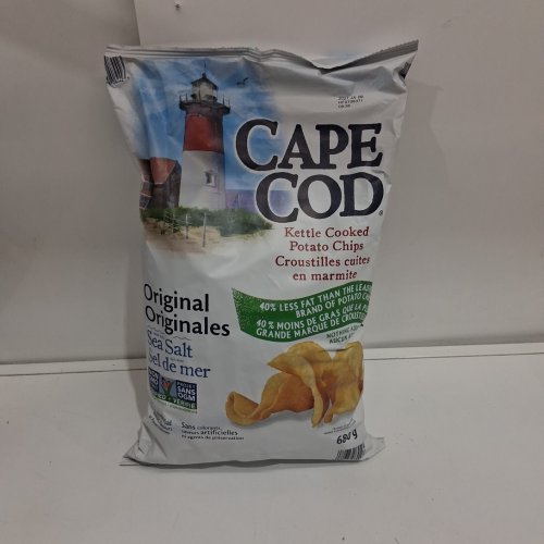 CAPE COD KETTLE COOKED POTATO CHIPS made with SEA SALT - 680g - original image 2