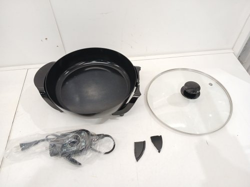 Mainstays Nonstick Electric Round Ceramic Skillet - 1200W - Black (Model: MS9401771114-01) image 3