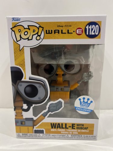 Funko pop! **funko exclusive** disney • Pixar wall-e - wall-e with hubcap vinyl figure (#1120) image 2