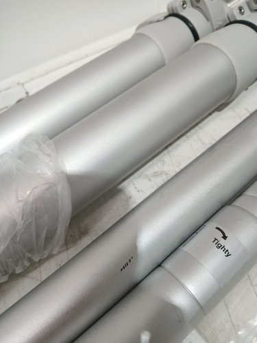 Heavy Duty Double Crossbar Pipe Kit Backdrop Stand for Events - Silver image 5