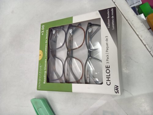 3pk innovative eyewear chloe reading glasses - +3.00 - various colours (STYLE: 8859300) image 2