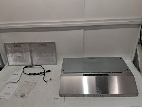 SNDOAS UNDER CABINET KITCHEN VENT RANGE HOOD WITH 3 WAY VENTING AND LED LIGHTS - 30" - 700 CFM - STAINLESS STEEL - (MODEL: 704A/CP1(75)) image 4