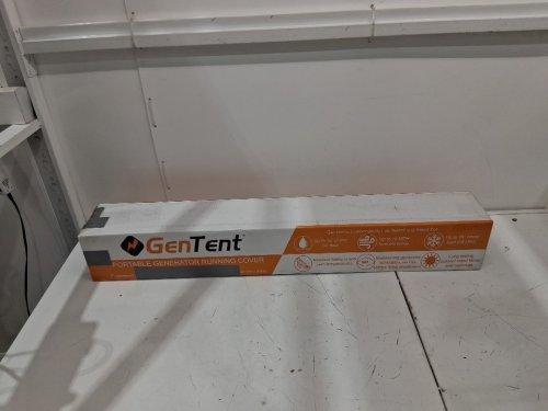 GenTent Generator Running Cover for Open Frame Portable Generators - 76" - 104" Universal Fit - grey image 2