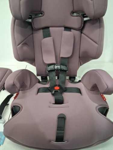 GRACO TRANZITIONS 3-IN-1 LIGHTWEIGHT ADJUSTABLE HEIGHT HARNESS BOOSTER CAR SEAT WITH CUP HOLDERS - 100LB MAX WEIGHT - ELOISE PURPLE (MODEL: 2217080) image 4