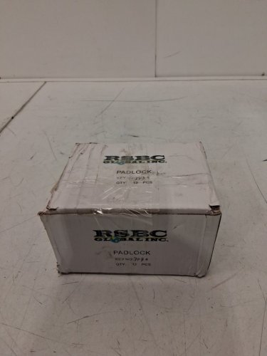 12PK rsbc global inc. Brass Padlock With 2 Keys image 2