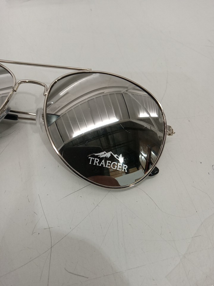 TRAEGER AVIATOR SUNGLASSES - one size fits most - silver image 3