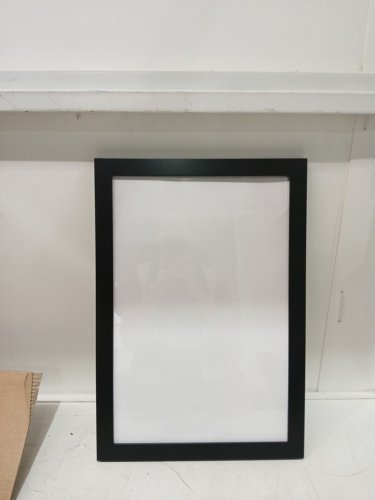 Amazon Basics Wood Poster Rectangular Frame - 12" x 18" - black image 3