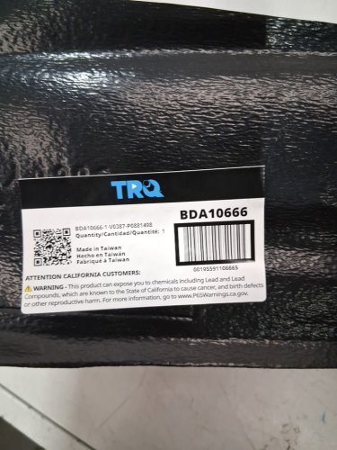 TRQ LEFT front inner fender liner - 2012-2015 Toyota Venza - Black (Model: BDA10666) image 3