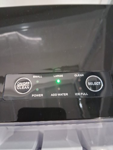 Countertop Ice Maker with Handle and scoop - 26lb - black (model: wbj-10a) image 7