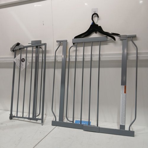 REGALO EASY STEP EXTRA WIDE METAL SAFETY GATE - 30X29-49" - PLATINUM GREY (MODEL: 1164 EP DS) image 3