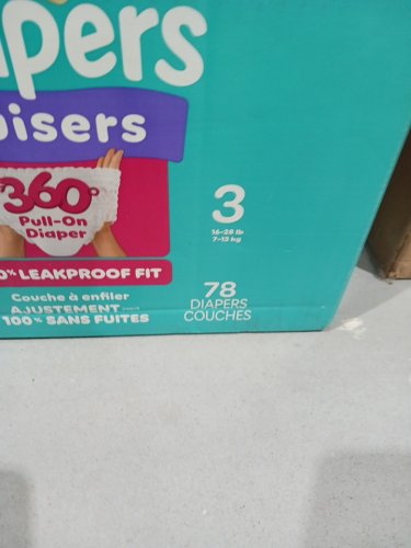 78pk pampers cruisers 360˚ fit disposable baby diapers with leakproof stretchy waistband - size 3 image 4