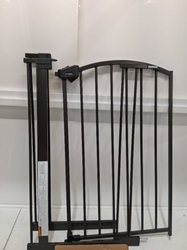 REGALO EASY STEP ARCHED DECOR SAFETY GATE - 30" x 29" - 35" - black (Model: 0370BRDS) image 4
