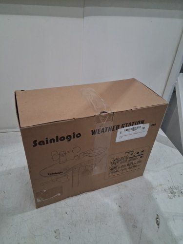 sainlogic sa68 12-in-1 weather station with rain gauge - white/black image 2
