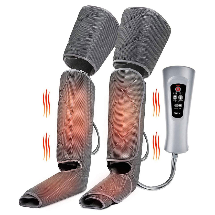Renpho Aeria Ultimate Thermal Full Leg Massager with 20 Minute Timer - Silver/Grey (model: RF-ALM071) image 2
