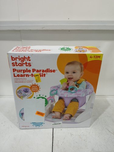 Bright Starts Learn to sit floor seat - 4-12 months - Purple Paradise (model : 13114) image 2