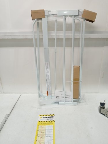 REGALO EASY-STEP METAL WALK-THROUGH SAFETY GATE, 30" X 29'' - 38.5'' - WHITE (MODEL: 1160DS) image 3