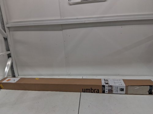 Umbra Twilight Curtain Rod Set - 66"-144" - black image 2