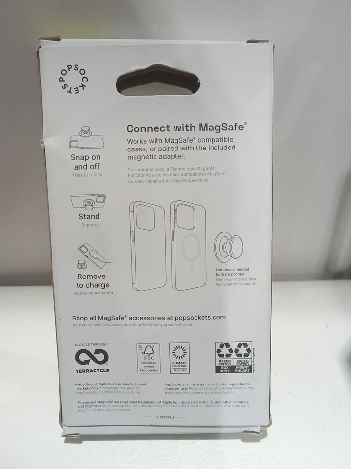 POPSOCKETS POPGRIP MAGNETIC Phone Grip & Stand FOR MAGSAFE with magnetic adapter - boca palm image 3