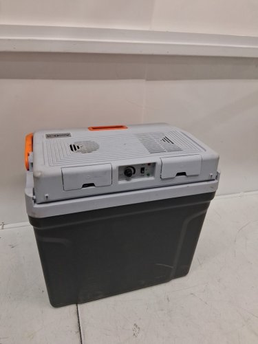 aooden electric car cooler and warmer - 24l - grey/orange image 3