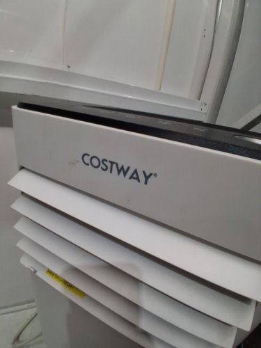COSTWAY Portable Air Conditioner, with Fan & Dehumidifier Mode, Quiet AC Unit with Sleep Mode - 8000 BTU - WHITE (MODEL: FP10263US) image 8