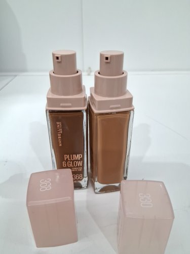 2pc maybelline new york plump and glow foundations - 30ml each - 330/368 image 3