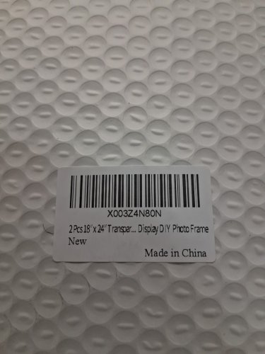 acrylic transparent display sheet - 18" x 24" - clear image 3