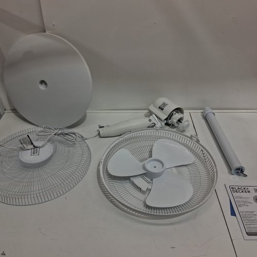 BLACK+DECKER STAND FAN - 16" - WHITE (MODEL: BFSR16W) image 3