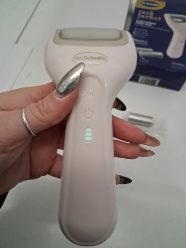 DR.SCHOLL'S pedi perfect electronic foot file - white image 4