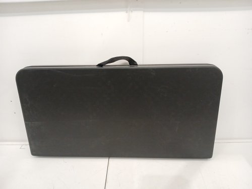 MAINSTAYS SQUARE FOLDING TABLE - 34" X 34" X 28" - BLACK image 2