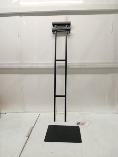 pedestal sign stand - 11.8" x 9.5" x 43" to 81" - black (model: sw-03) image 3