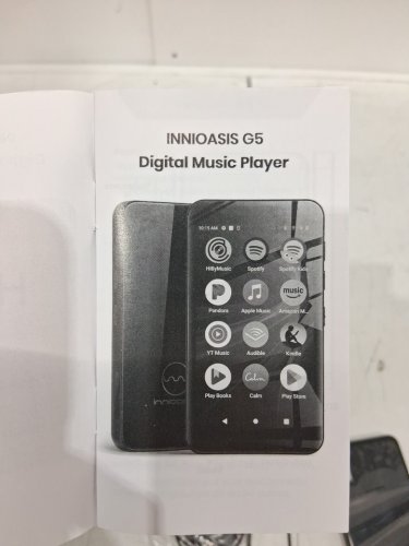 innioasis MP3 Player with Bluetooth and WiFi - 160GB - BLACK (MODEL: G5) image 3