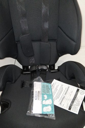 GRACO TRANZITIONS 3-IN-1 HARNESS/HIGHBACK/BACKLESS BOOSTER CAR SEAT - 100LBS MAX/CAP - PROOF/BLACK (MODEL: 2035724) image 3