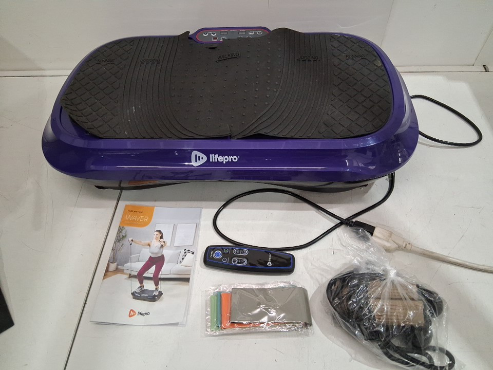 LIFEPRO WAVER MINI VIBRATION PLATE - 260LBS MAX WEIGHT - BLUE (MODEL: miniwvr1010) image 4
