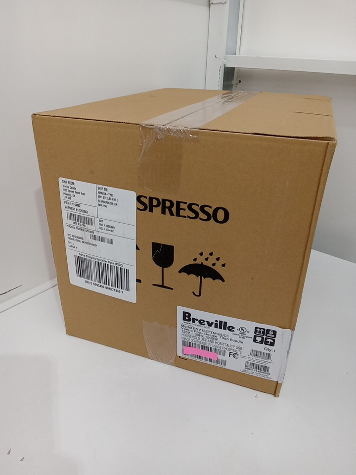 Breville Nespresso Vertuo Pop+ Deluxe Coffee & Espresso machine with aeroccino milk frother & coffee pods - titan (model: BNV155TTN1BUC1) image 7