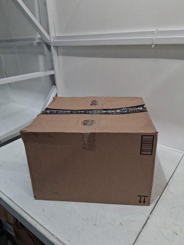 unbranded 3-tier stackable foldable modular travel shoe storage box shelf with casters - 27" x 17" - white/brown image 2