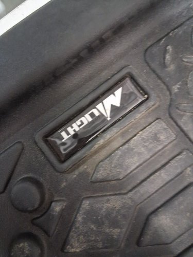 3pc genuine parts heavy duty car floor mats - universal fit - black image 5