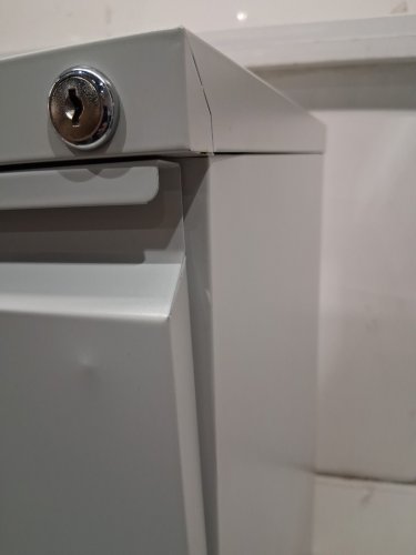 vinsetto 2 drawer vertical filing cabinet image 3