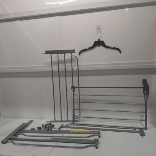 REGALO EASY STEP EXTRA WIDE METAL SAFETY GATE - 30" x 29" to 49" - platinum GREY (MODEL: 1164EPDS) image 3