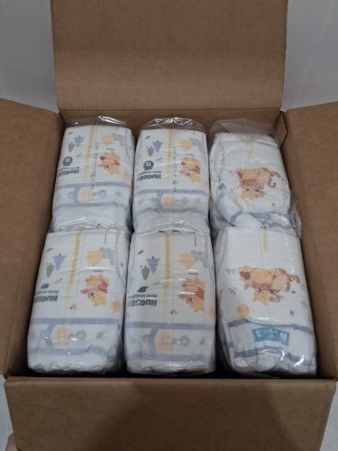 144PK HUGGIES LITTLE SNUGGLERS BABY DIAPERS - SIZE NEWBORN (UP TO 10 LBS) - WINNIE THE POOH image 4