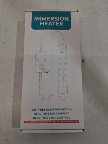 CORDED ELECTRIC IMMERSION WATER HEATER - 1500W - YELLOW STARS image 4