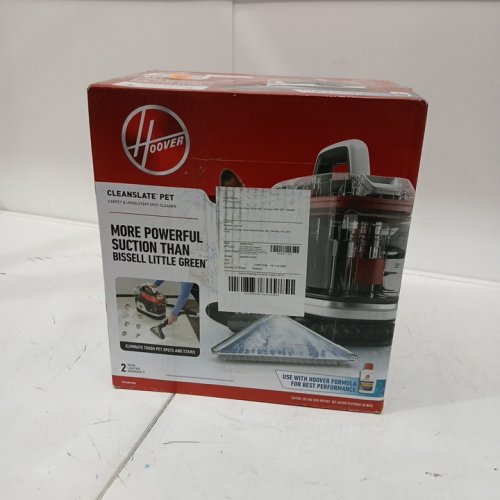 Hoover cleanslate portable carpet & upholstery spot cleaner and stain remover - 40oz dual tanks - red/grey (model: fh14001vcd) image 2