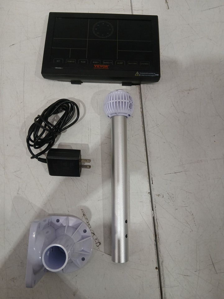 7-in-1 vevor wifi INDOOR/OUTDOOR METEOROLOGICAL STATION with Solar Sensor Alarm Alerts - lavender (model:  yt60234) image 10